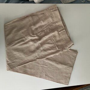 LOFT Outlet Linen Wide Leg Trouser